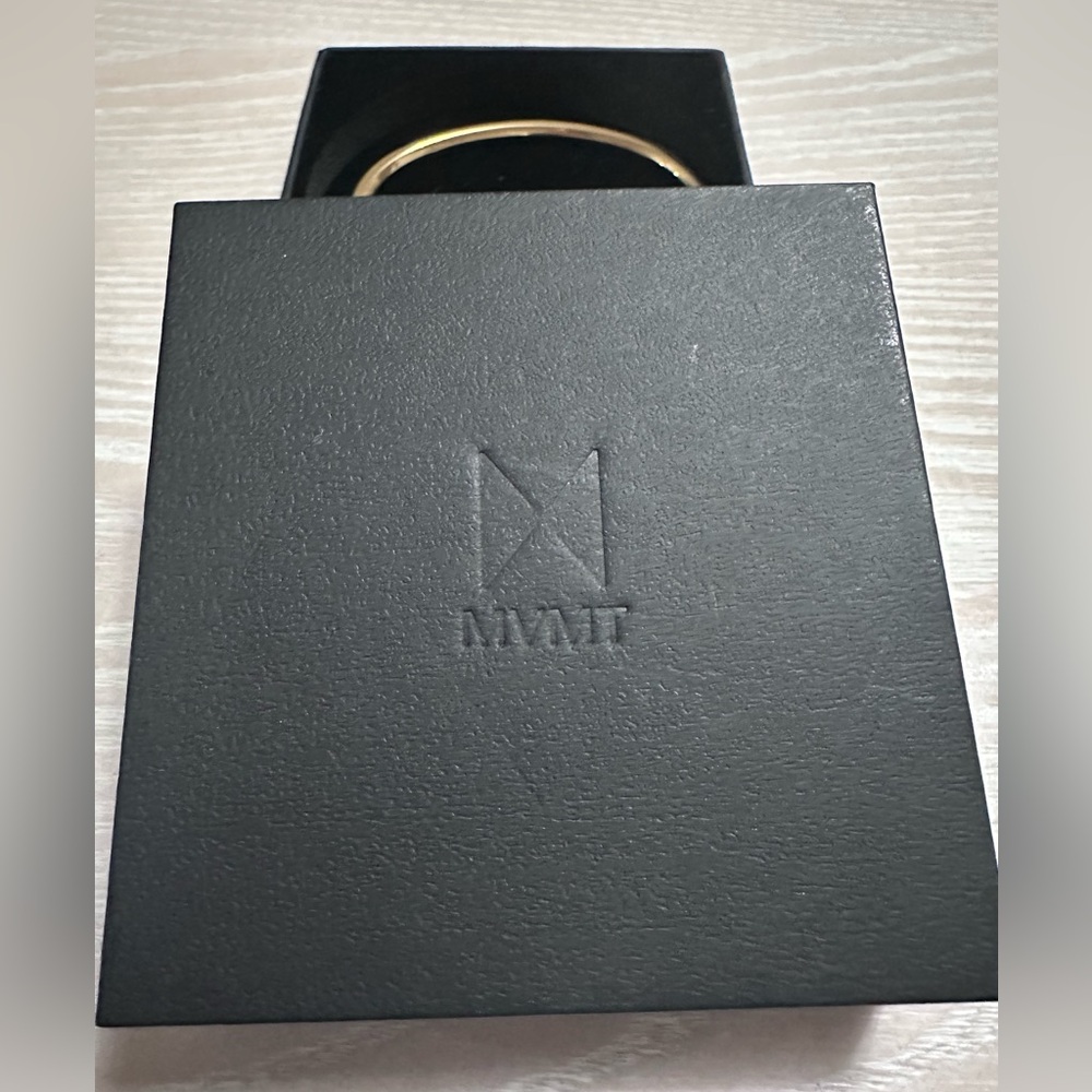 MVMT Gold-Tone hinged bangle Bracelet - Picture 5 of 5